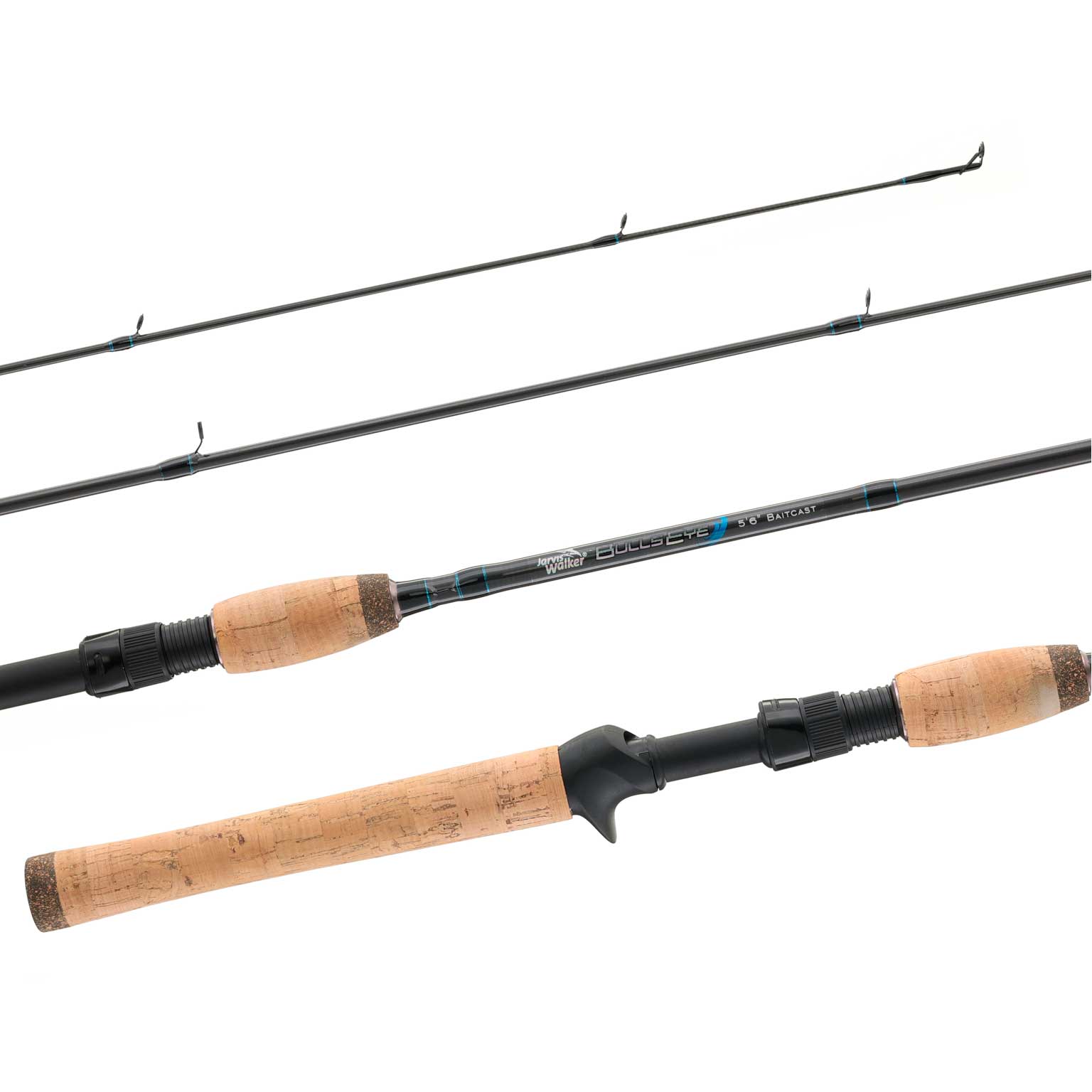 Jarvis Walker JARVIS WALKER BULLSEYE 5'6" BAITCASTER 1PC ROD 46KG